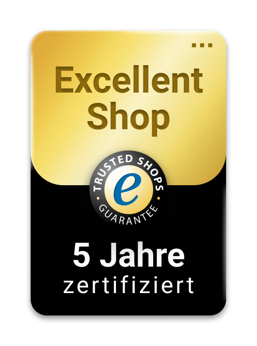 Excellent shop award Trusted shops